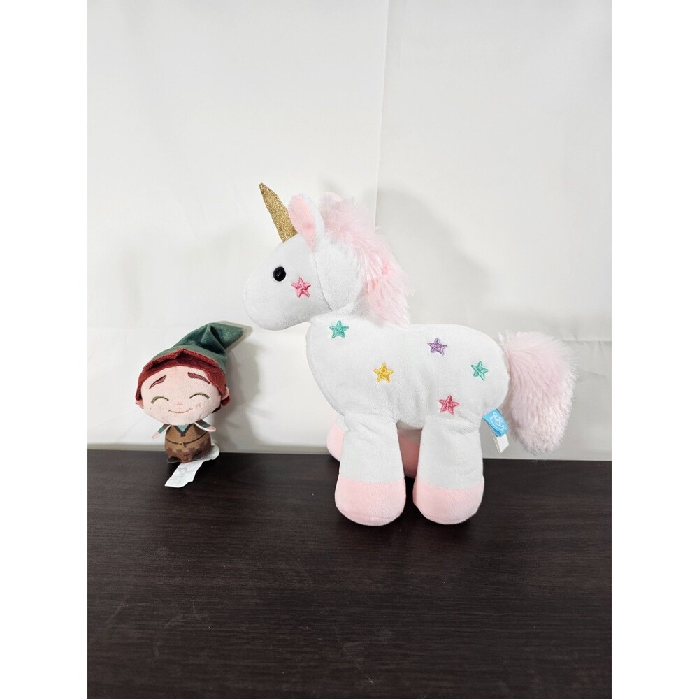 Disney Wish Simon Mini Plush 3" & Manhattan Toy White Unicorn Stars Lot of 2